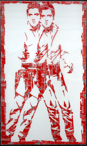Double Elvis by MaxL, Painting for Sale on Select