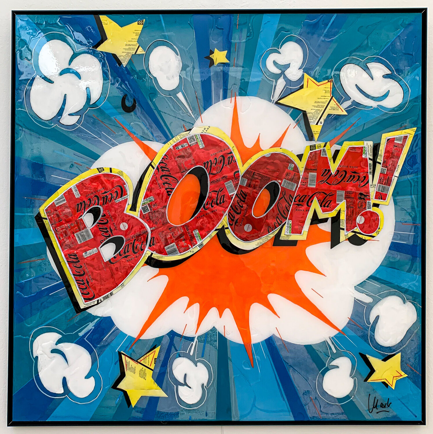 Boum ! MaxL Original painting for sale