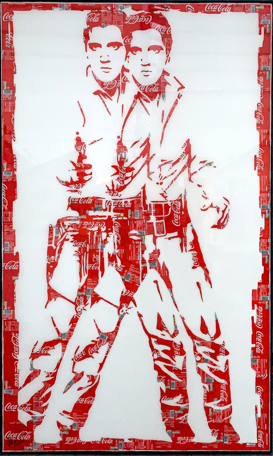Double Elvis MaxL Original painting for sale