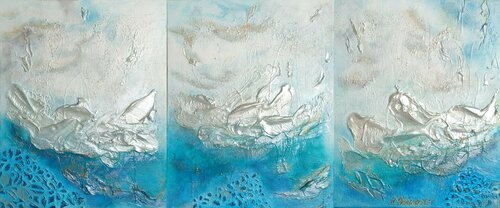 Ocean № 4 by Marina Okulova, Painting for Sale on Select