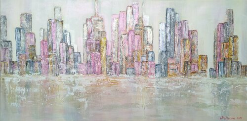 City № 12 by Marina Okulova, Painting for Sale on Select