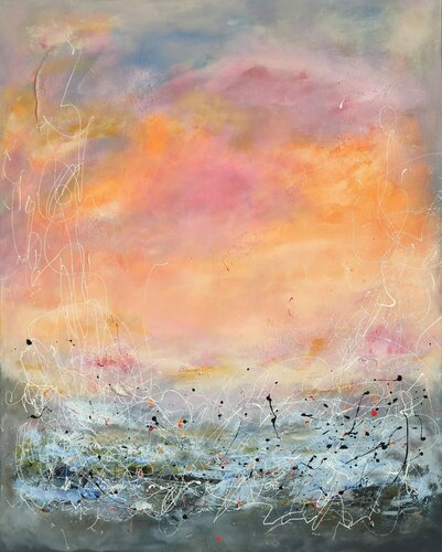 Sunset by Marina Okulova, Painting for Sale on Select