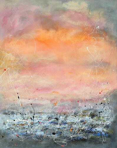 Sunset by Marina Okulova, Painting for Sale on Select