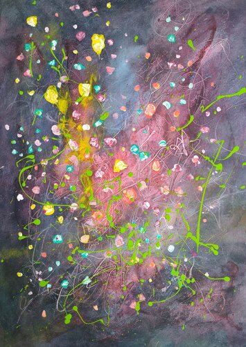 Confetti 1 by Marina Okulova, Painting for Sale on Select