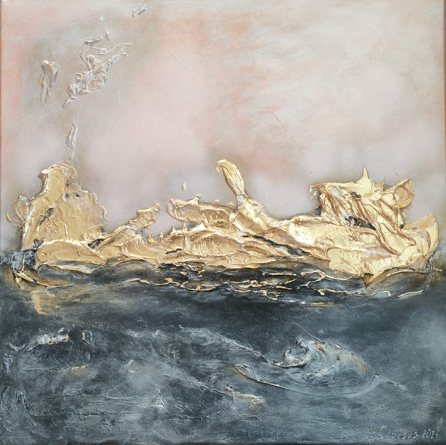 Ocean № 27 Marina Okulova Original painting for sale