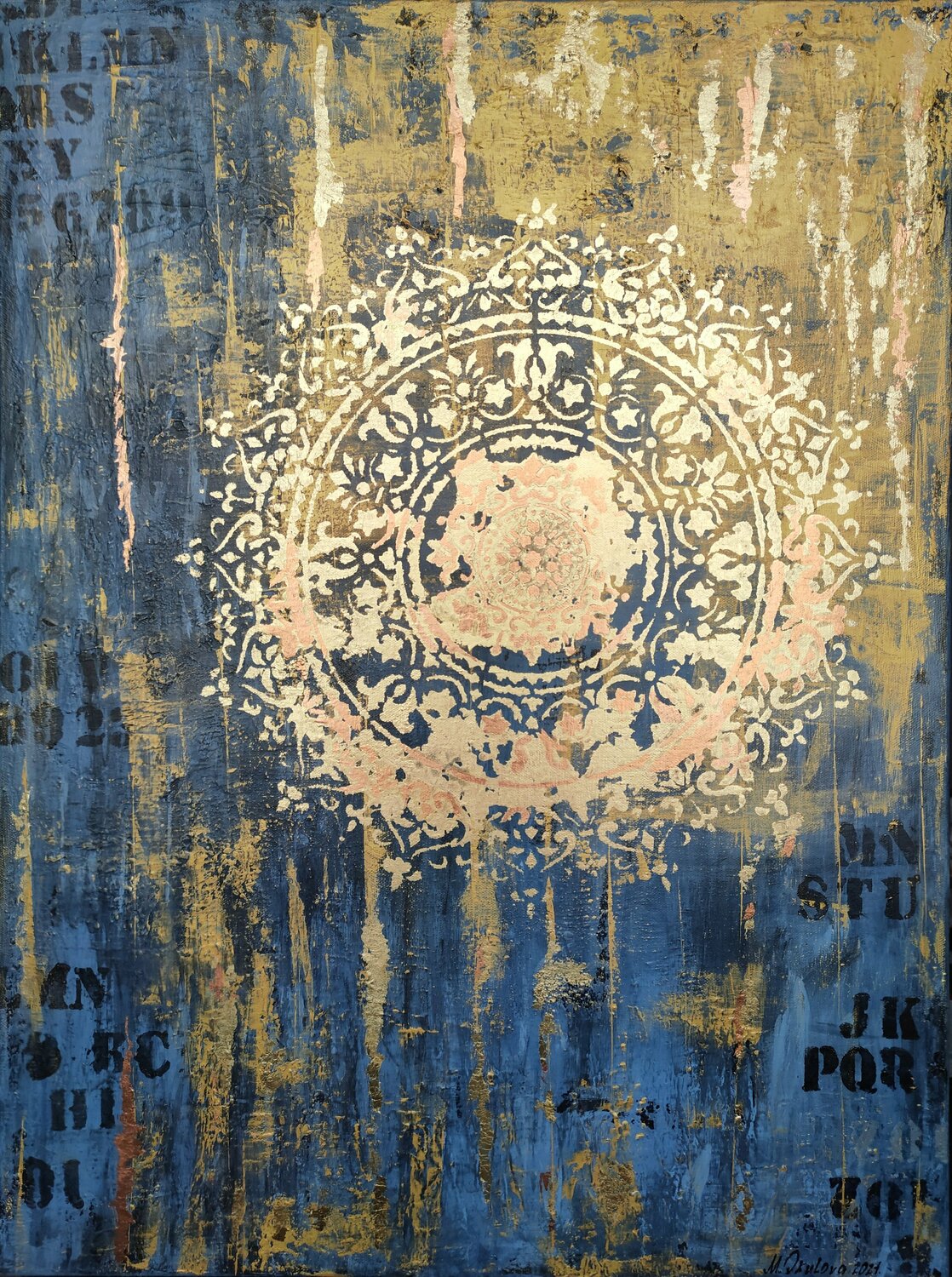 Abstraction № 17 Marina Okulova Original painting for sale