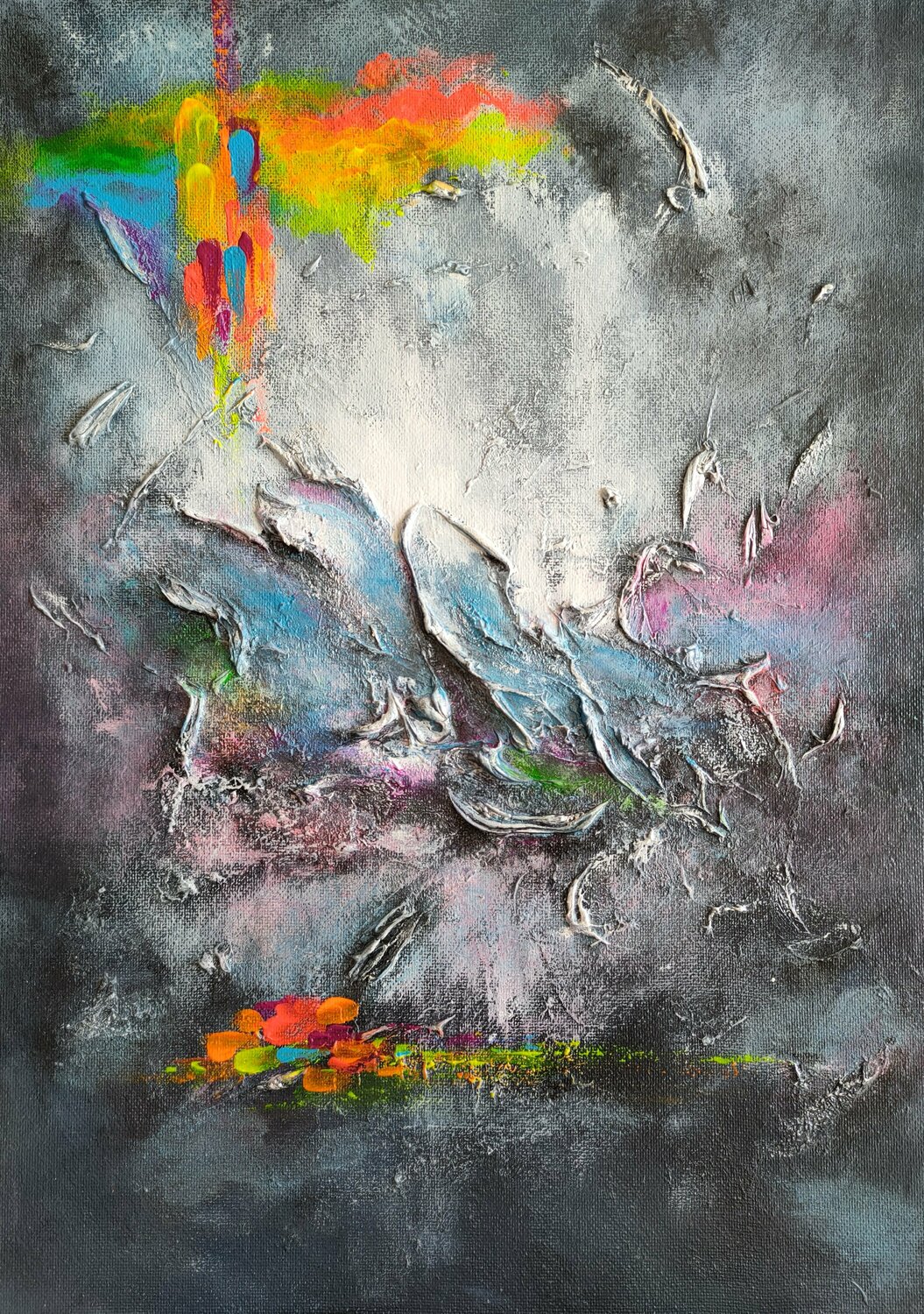 Rainbow clouds - 1 Marina Okulova Original painting for sale