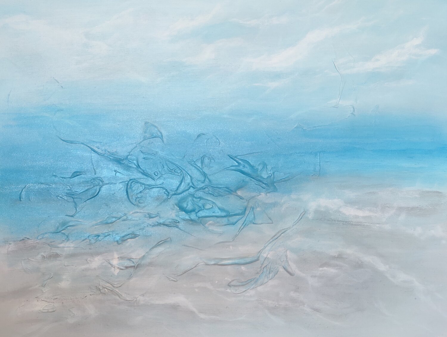 Under water Marina Okulova Original painting for sale