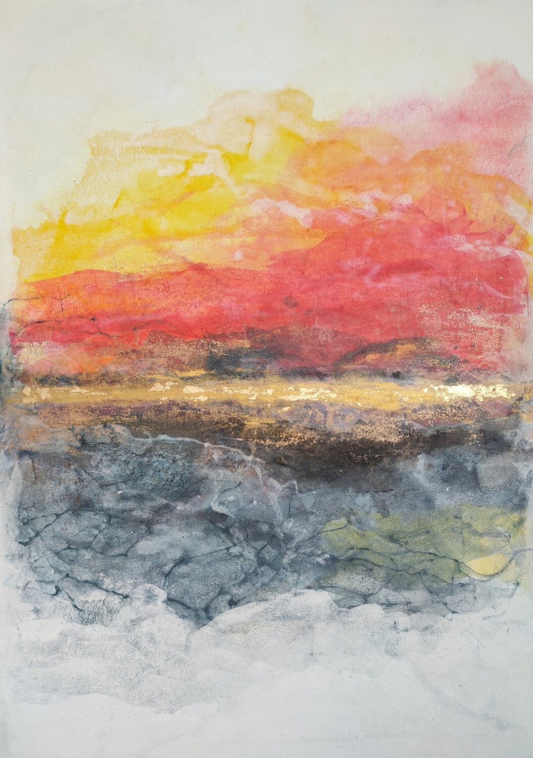 There, beyond the horizon 1 Marina Okulova Original painting for sale