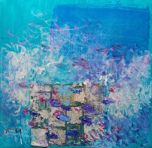SALE : Composition : Nympheas by Wayne Sleeth, Painting for Sale on Select