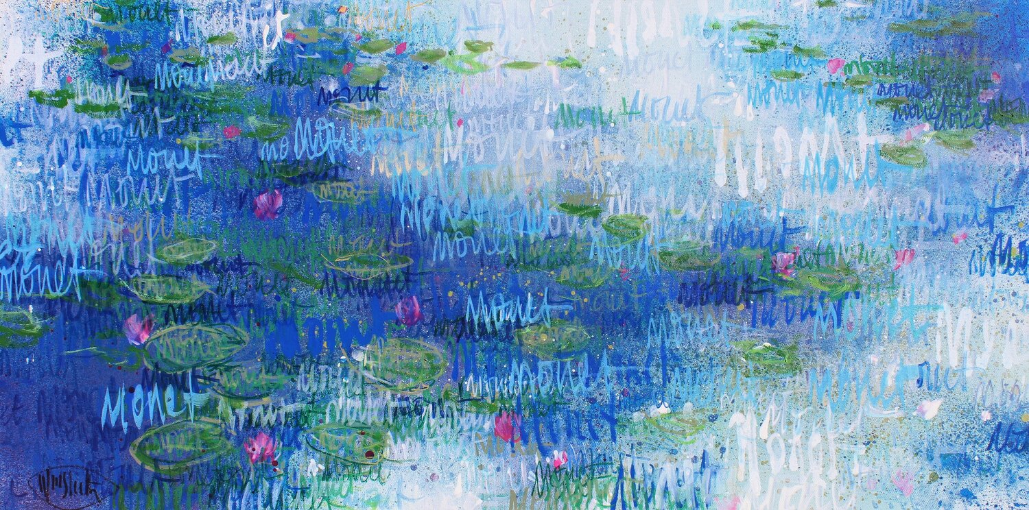 SALE : Giverny, Summer composition no.2 Wayne Sleeth Original painting for sale