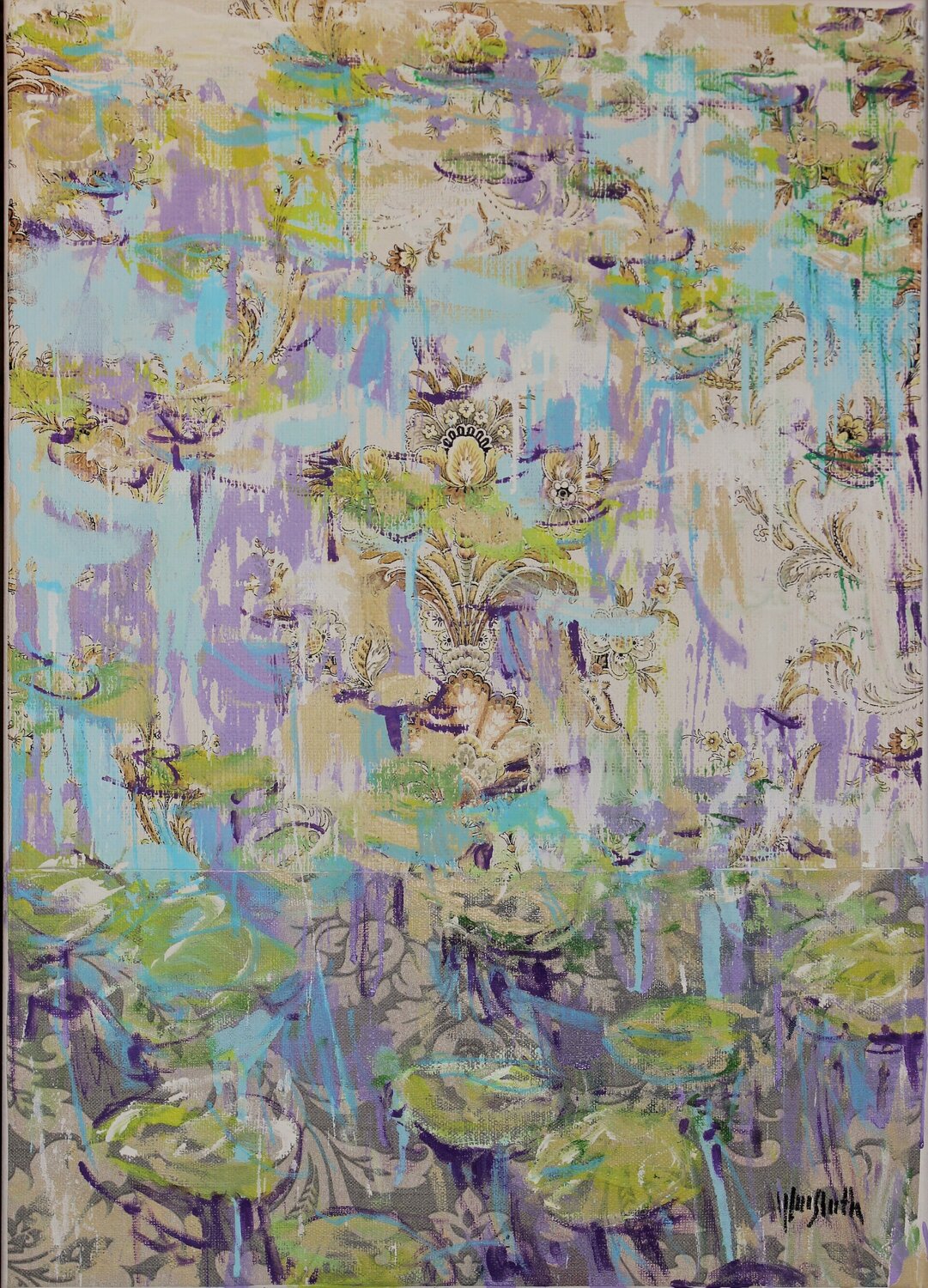 SALE : Monet Monet Monet ( Light Motif ) Wayne Sleeth Original painting for sale