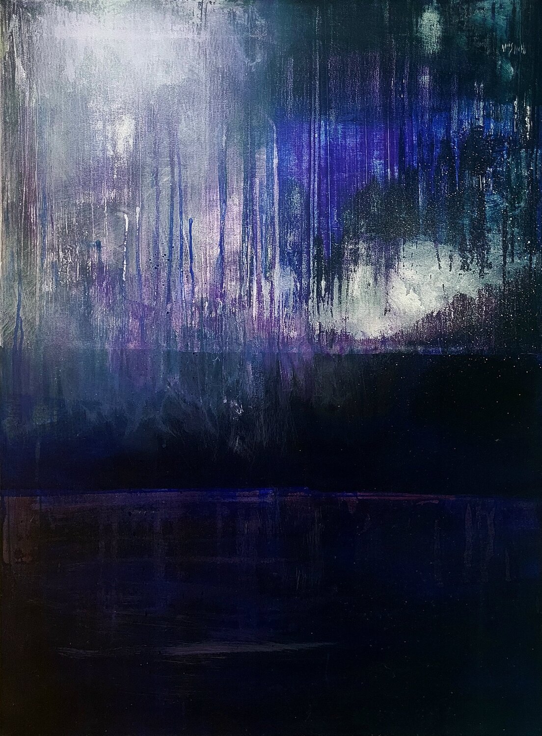 Nocturne sur la Mosel Wayne Sleeth Original painting for sale