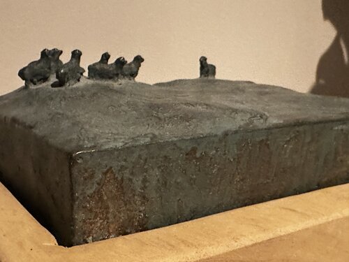 Inspired by …… Mauve's Sheep on the moor by Herold Van den Berg, Sculpture for Sale on Select
