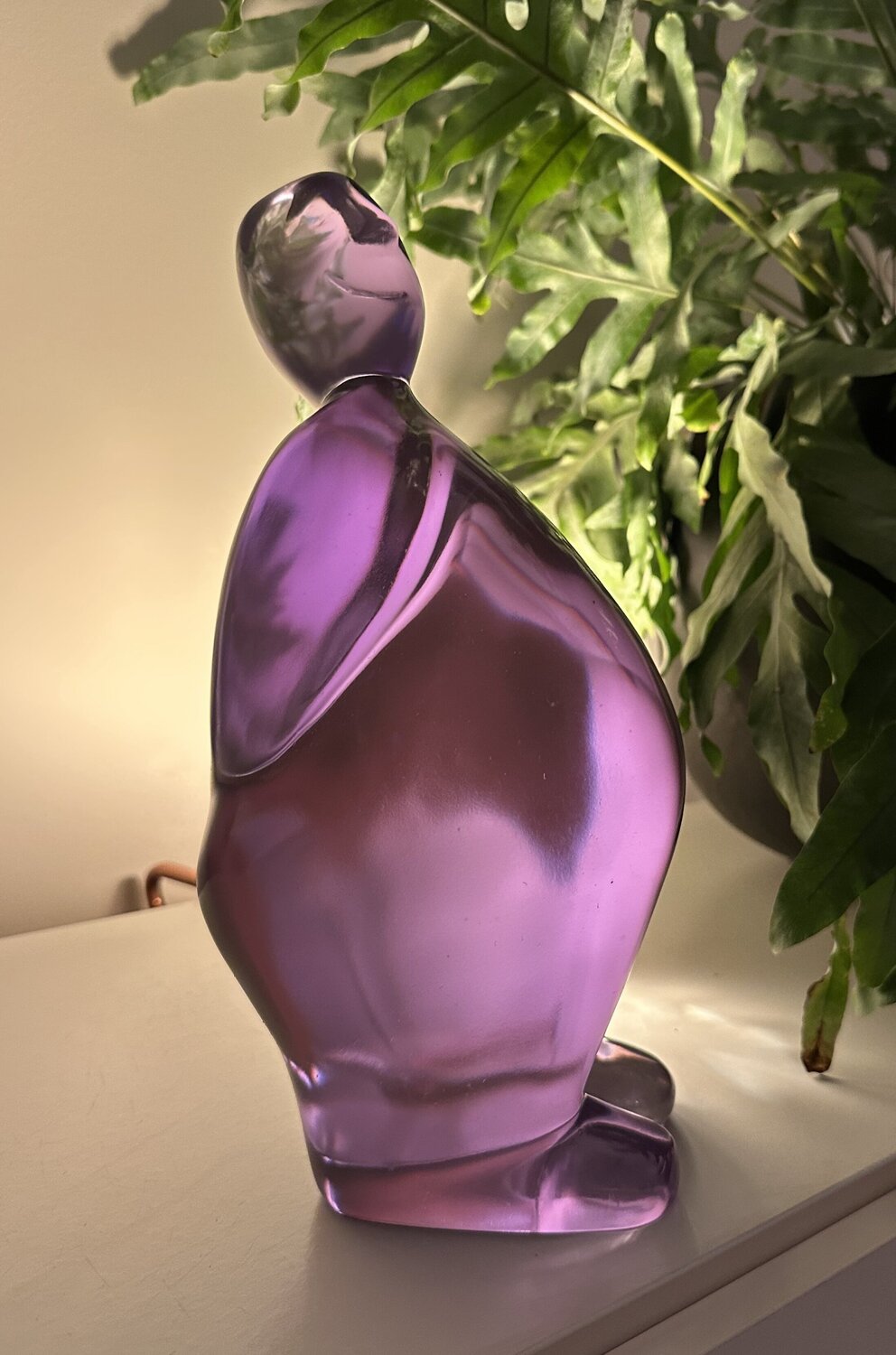 ilContento® Junior II Transparent Purple Herold Van den Berg Sculpture for sale