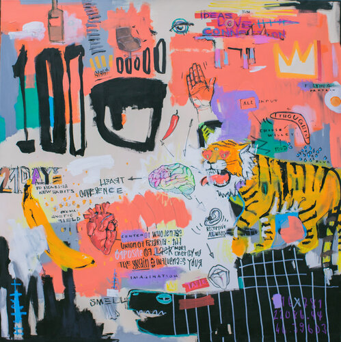 CO'' by Maike Barbara Maier, Painting for Sale on Select
