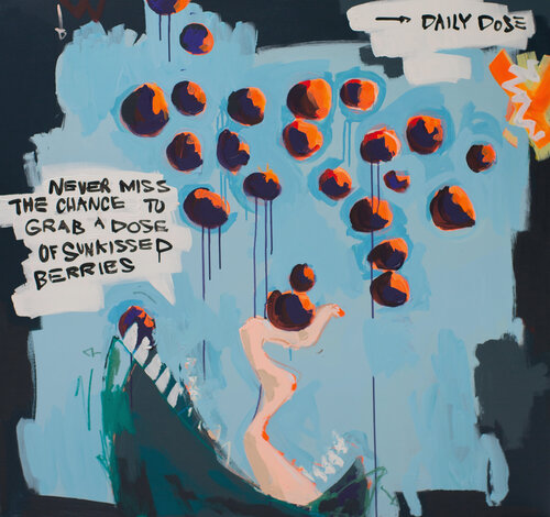 DAILY DOSE by Maike Barbara Maier, Painting for Sale on Select