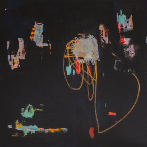 You Meet A Crocodile. Who Smiles First? by Maike Barbara Maier, Painting for Sale on Select