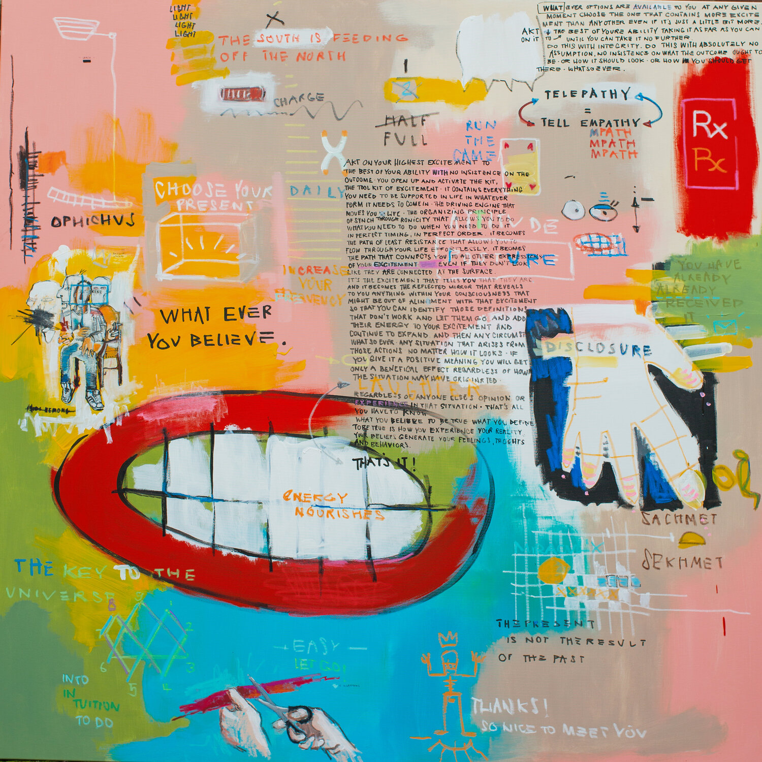 ALL YOU NEED TO KNOW Maike Barbara Maier Original painting for sale