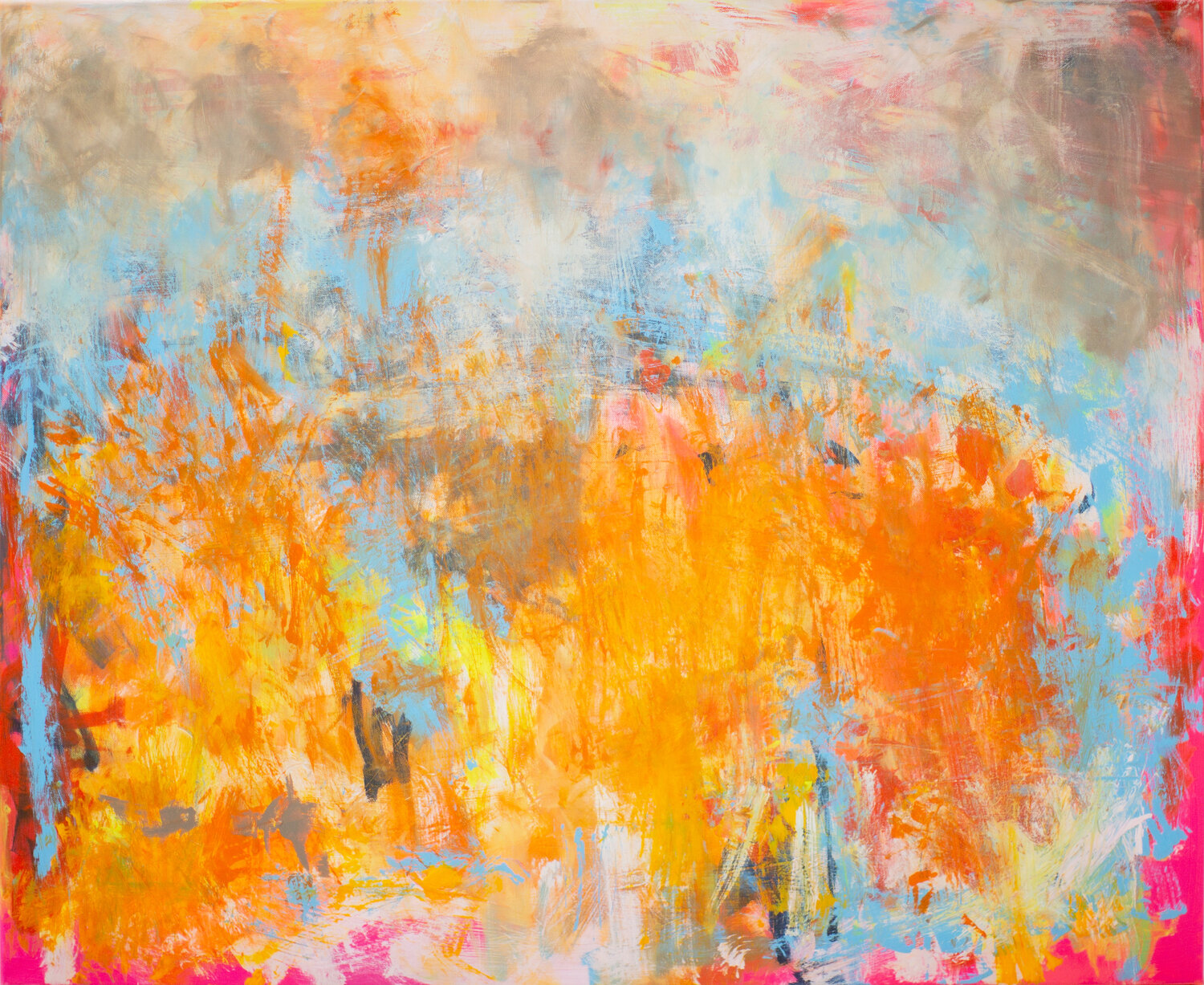 THE GLUON Maike Barbara Maier Original painting for sale