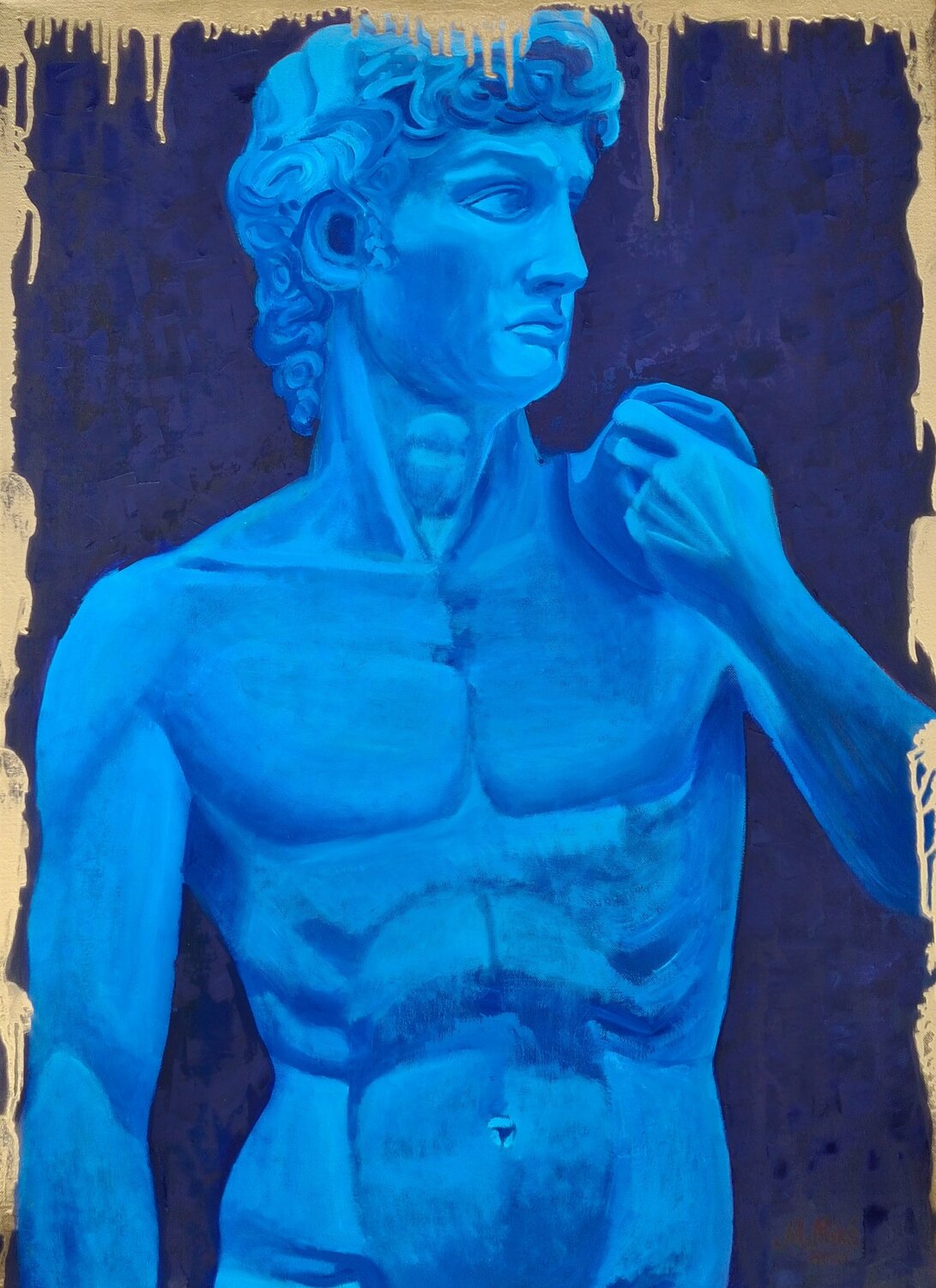 David.New Antiquety Maryna Mytskan Original painting for sale