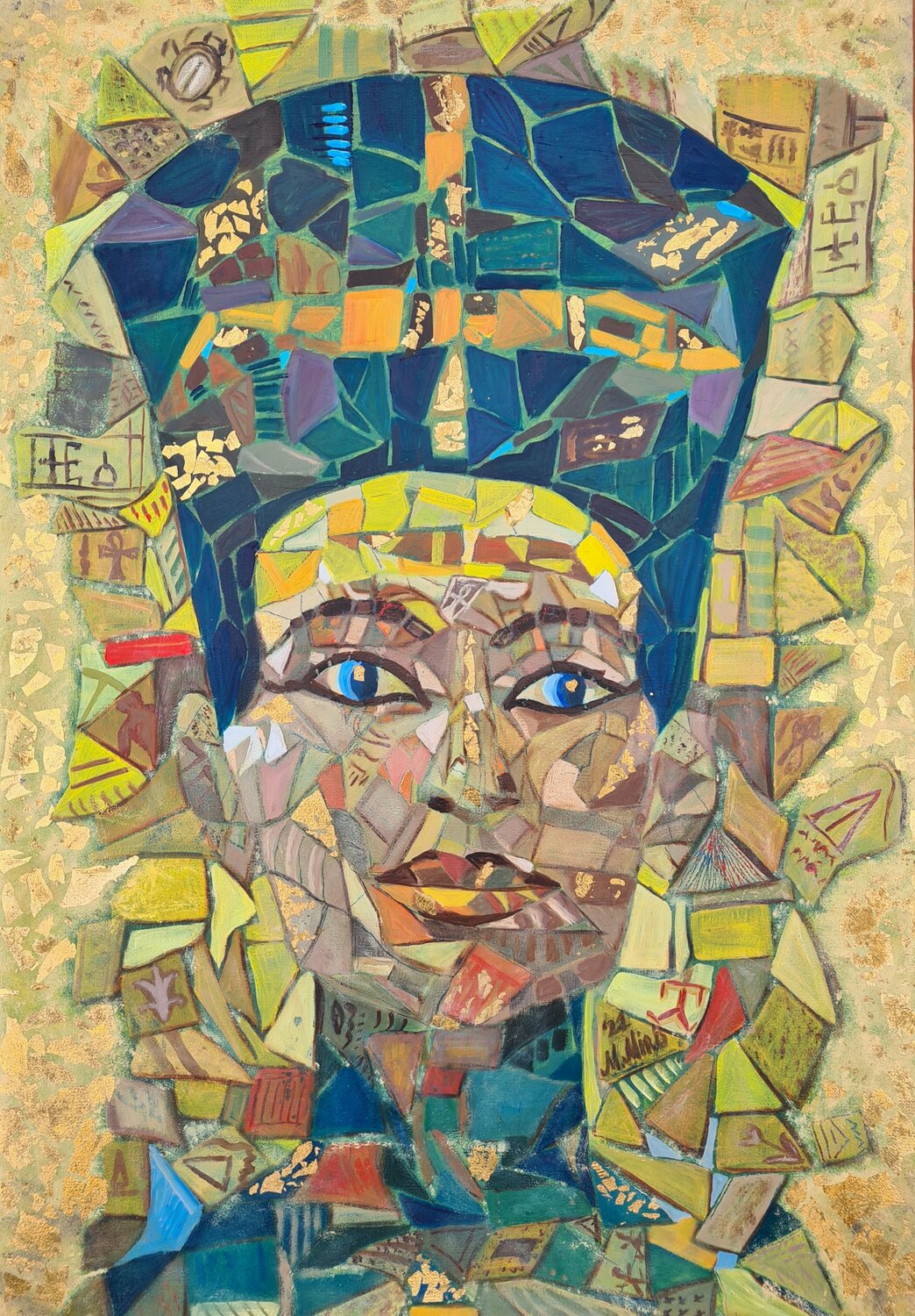 shards of the past #1 Maryna Mytskan Original painting for sale