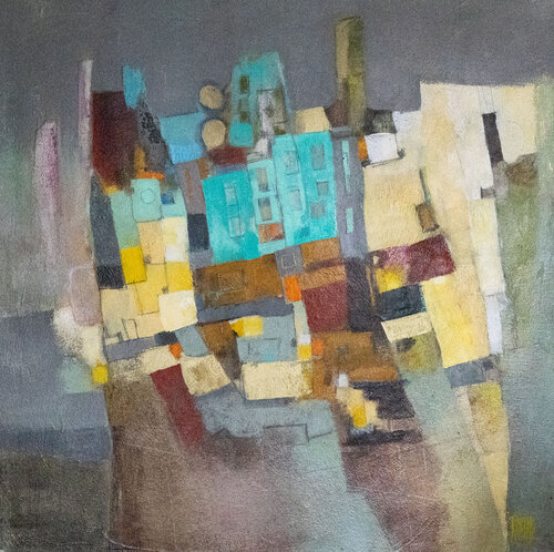 QUELQUE PART by Brigitte Rochas, Painting for Sale on Select