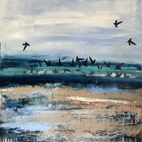 In Heaven by Hennie Van De Lande, Painting for Sale on Select