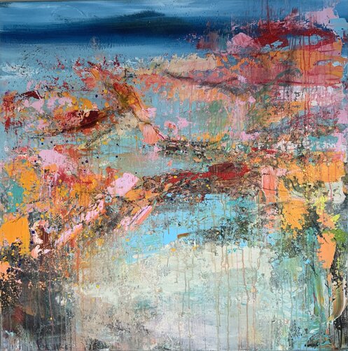 Dynamic by Hennie Van De Lande, Painting for Sale on Select