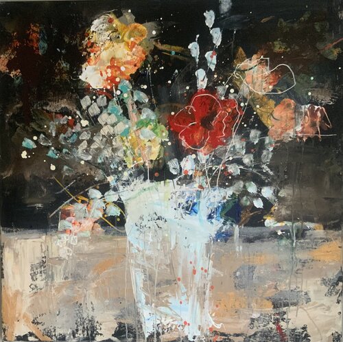 Bonjour by Hennie Van De Lande, Painting for Sale on Select