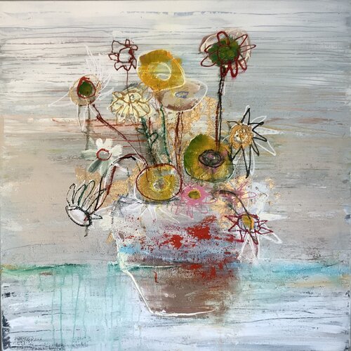 Goodmorning by Hennie Van De Lande, Painting for Sale on Select