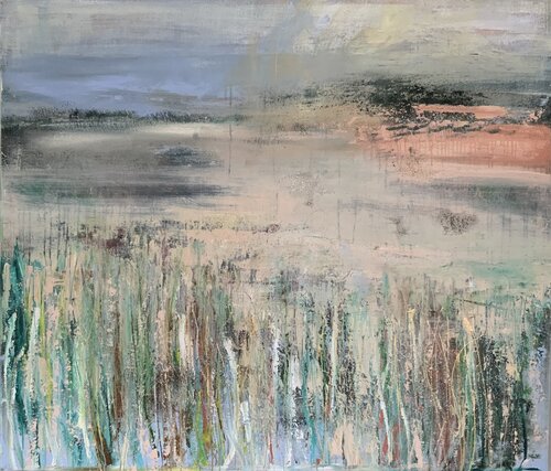 What’s behind by Hennie Van De Lande, Painting for Sale on Select
