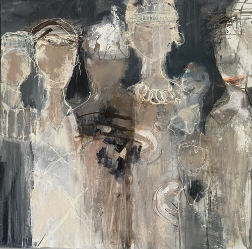 Family 3 von Hennie Van De Lande, Malerei kaufen auf Select