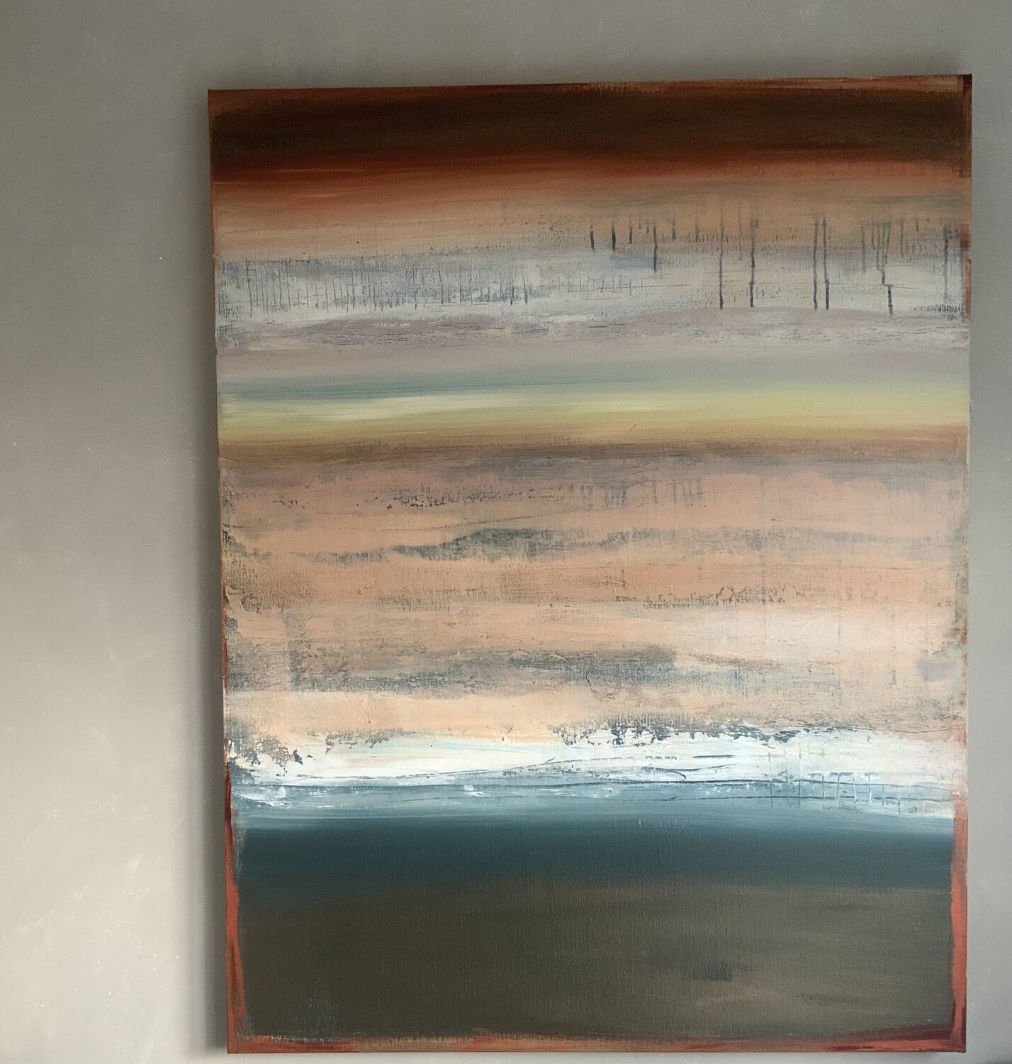 The colours of the world Hennie Van De Lande Original painting for sale