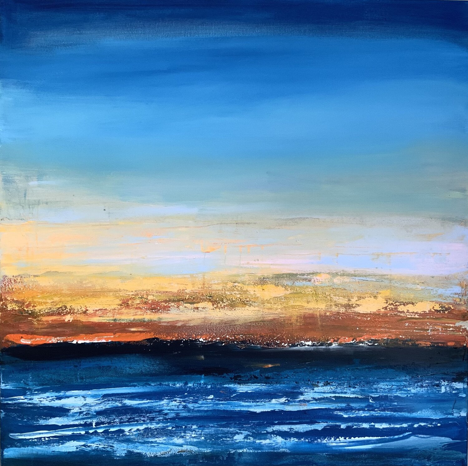 Peaceful Hennie Van De Lande Original painting for sale