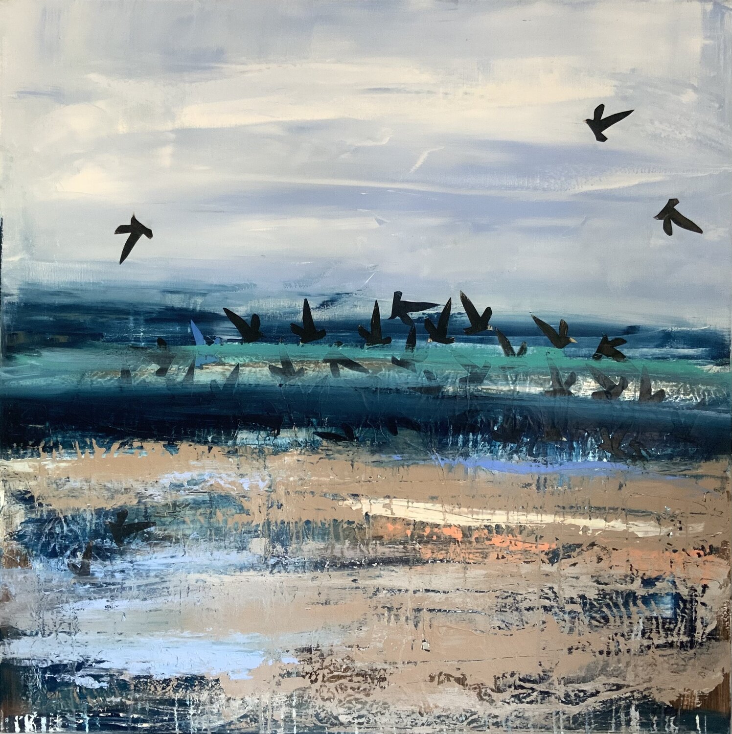 In Heaven Hennie Van De Lande Original painting for sale