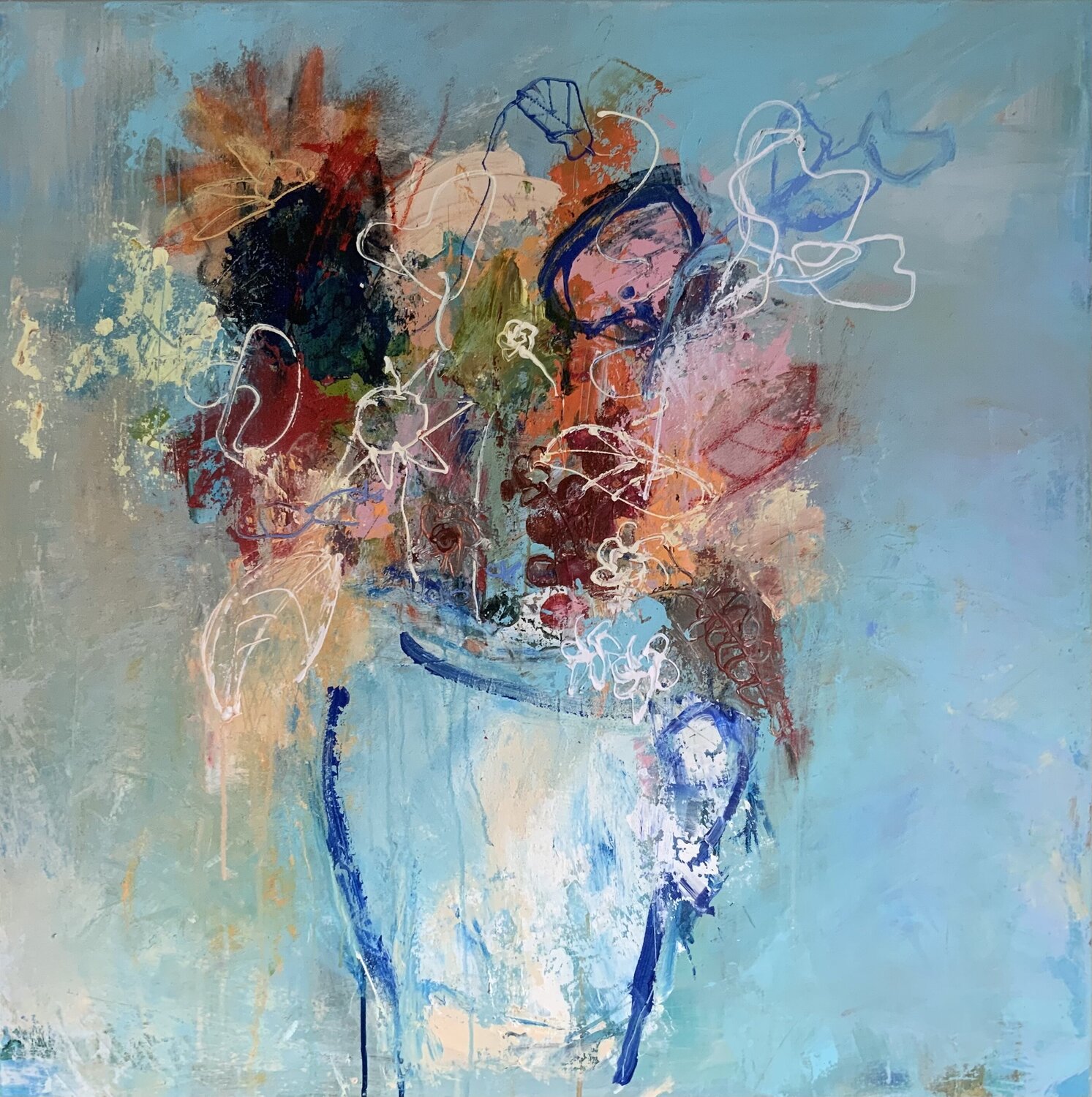 Congratulations 2 Hennie Van De Lande Original painting for sale