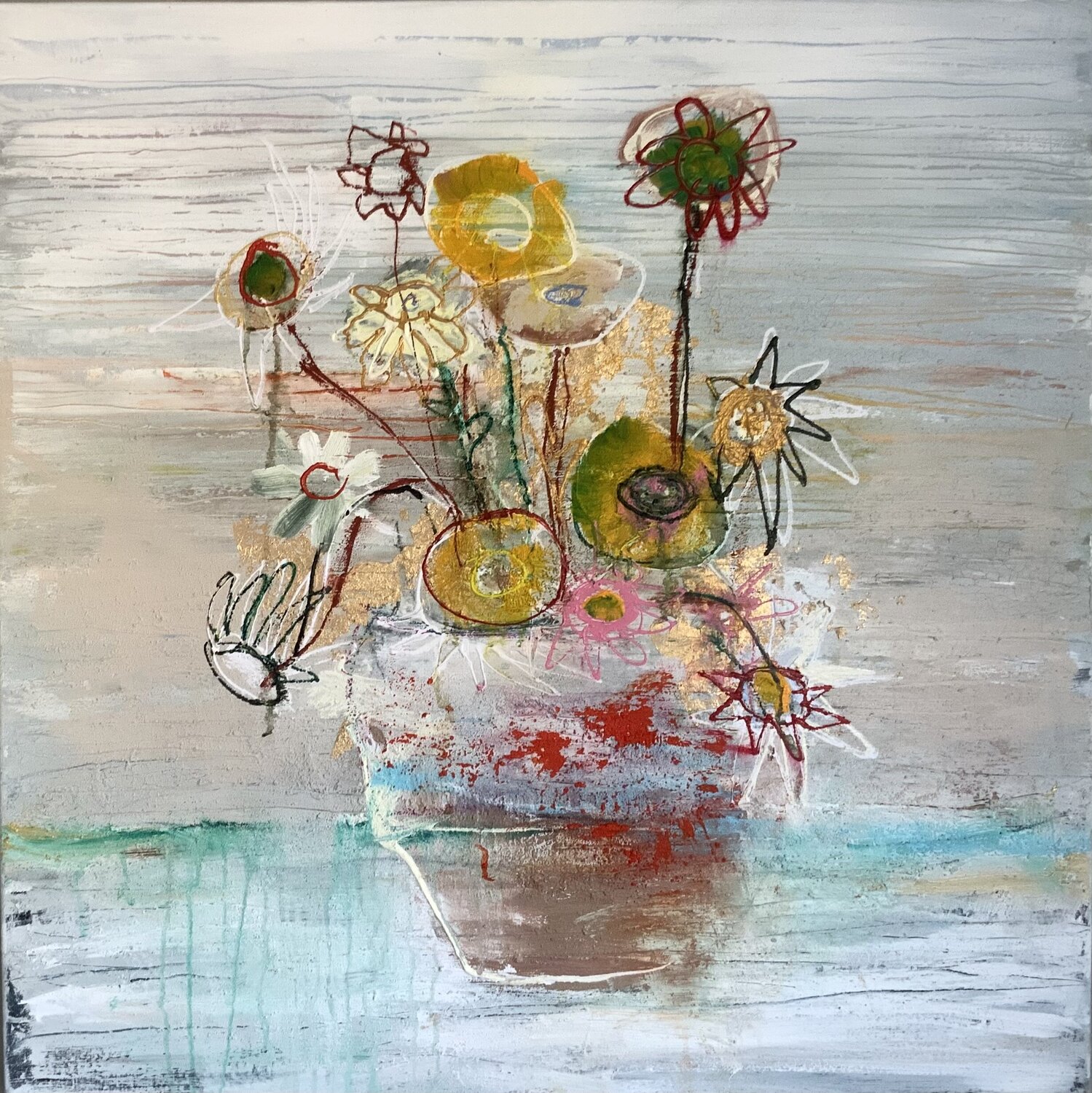 Goodmorning Hennie Van De Lande Original painting for sale