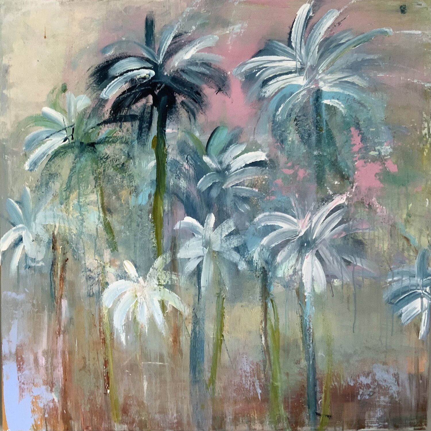 Positiv energy Hennie Van De Lande Original painting for sale