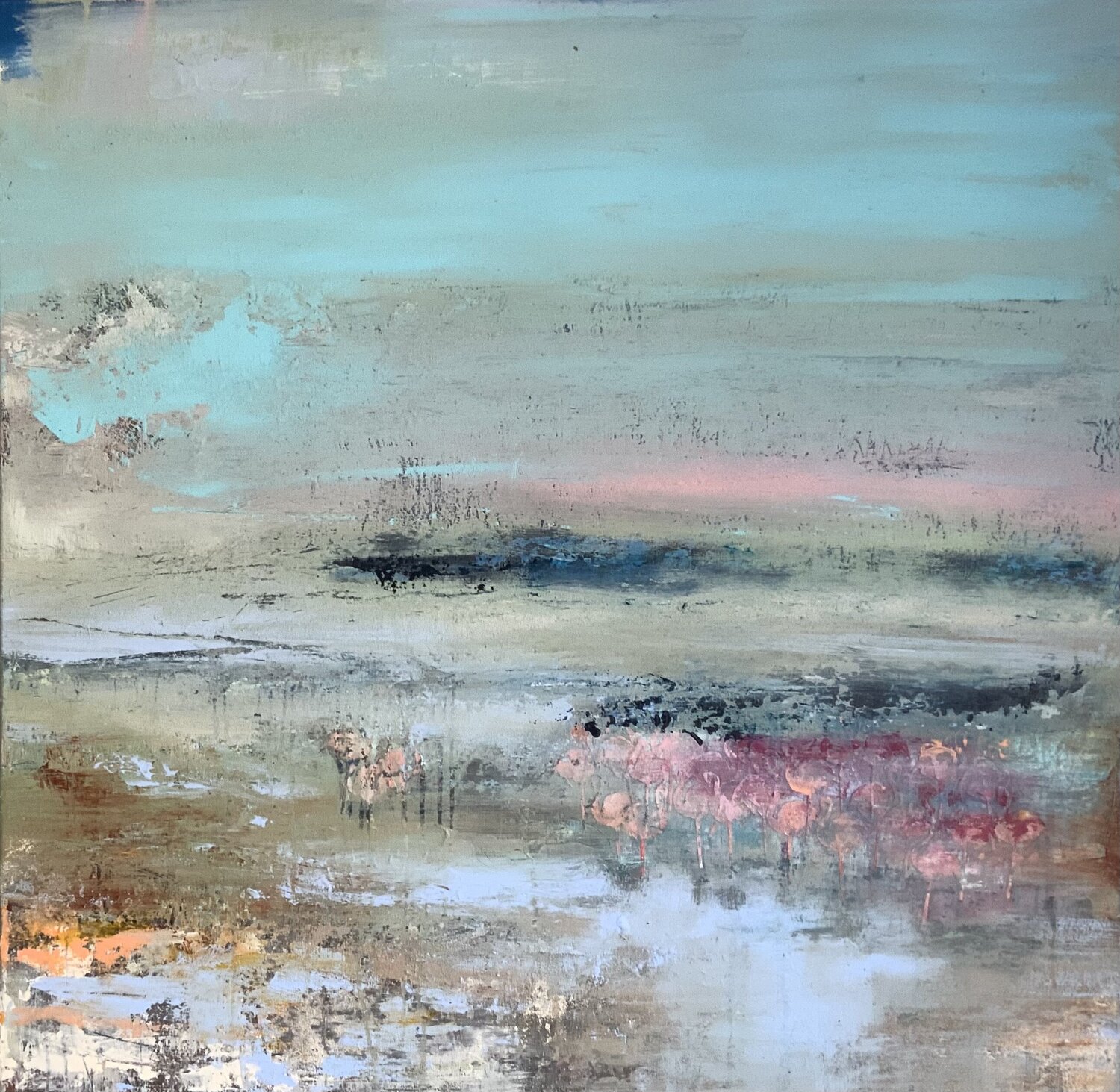 Balance and Harmony Hennie Van De Lande Original painting for sale