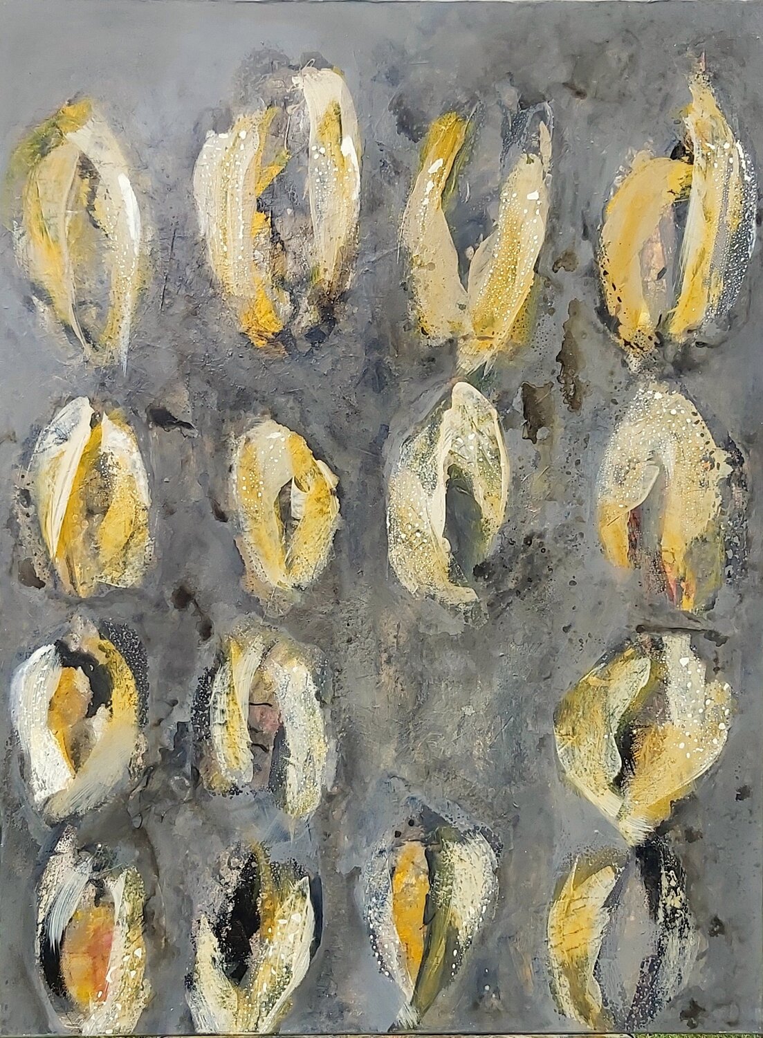 Grey II Gunda Jastorff Original painting for sale