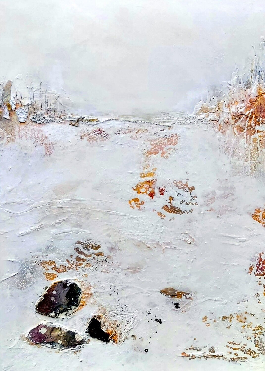 Seaside XXVIII Gunda Jastorff Original painting for sale