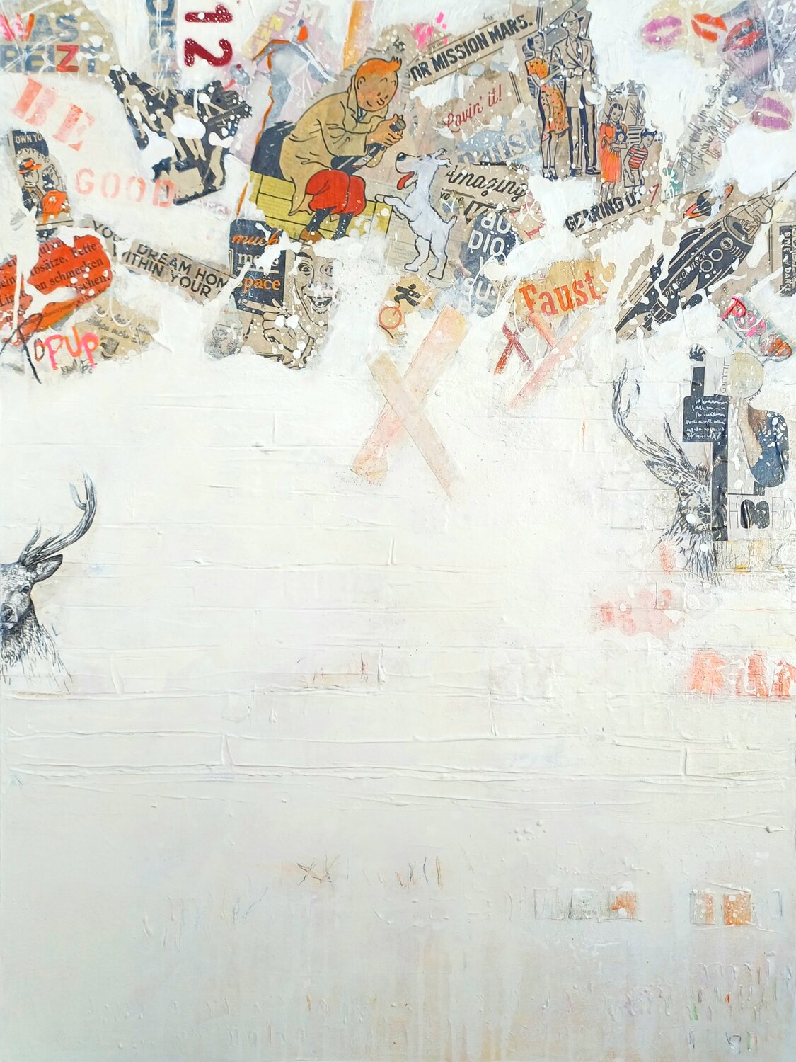 The Wall Gunda Jastorff Original painting for sale