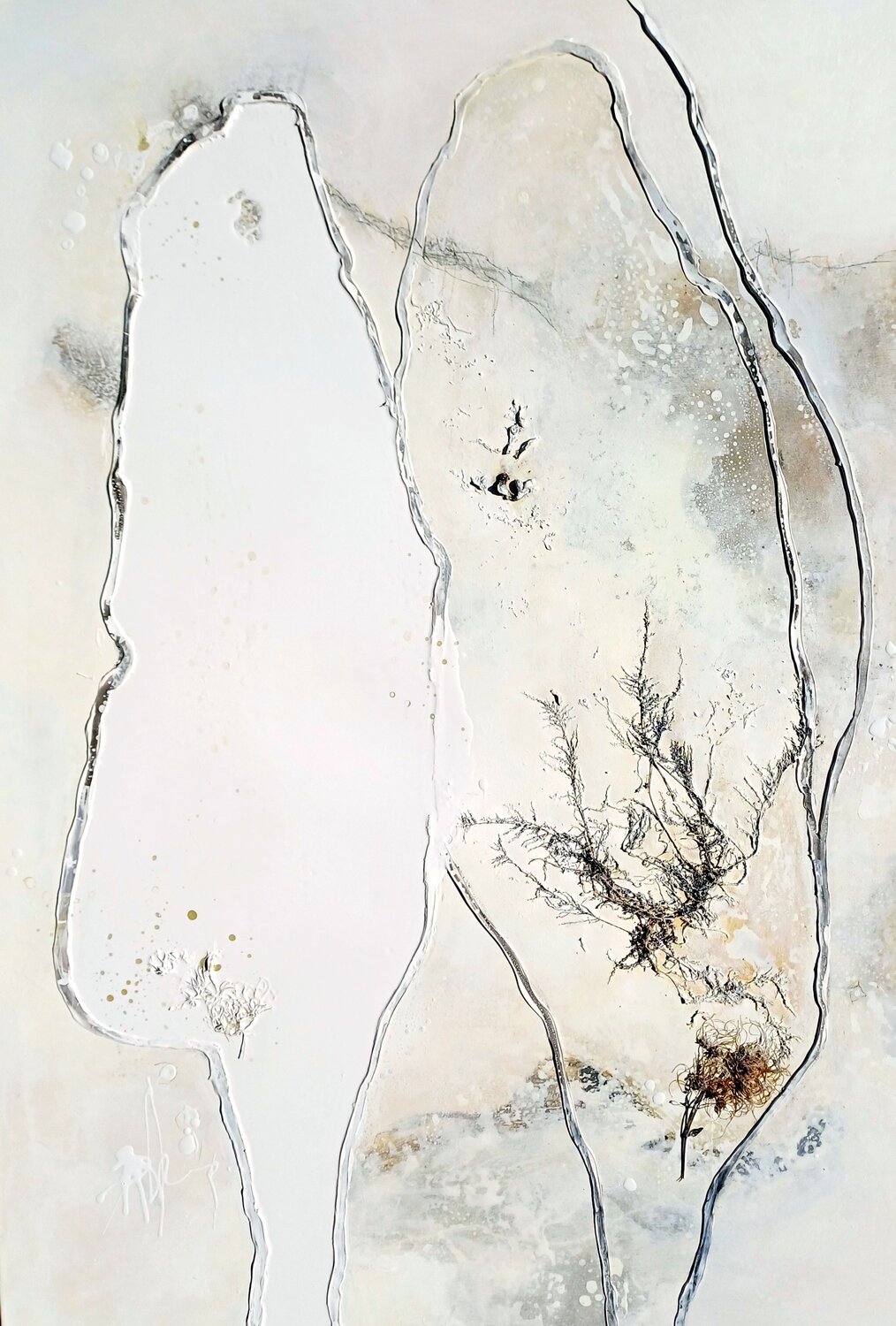 Magic Trees II Gunda Jastorff Original painting for sale