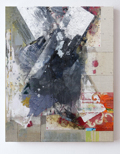 Untitled Readymade (Overpainted Fashion Ad #2) by Peter Vahlefeld, Painting for Sale on Select