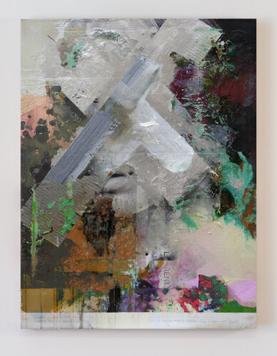 Untitled Readymade (Overpainted Fashion Ad #4) by Peter Vahlefeld, Painting for Sale on Select