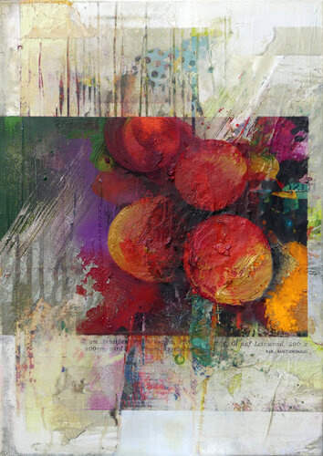 Still Life with Peaches von Peter Vahlefeld, Malerei kaufen auf Select
