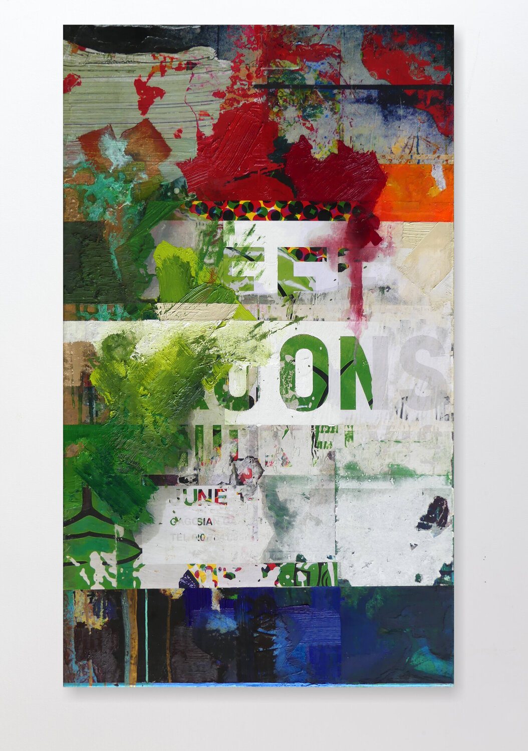 Untitled Readymade (Hulk vs. Elvis) Peter Vahlefeld Original painting for sale