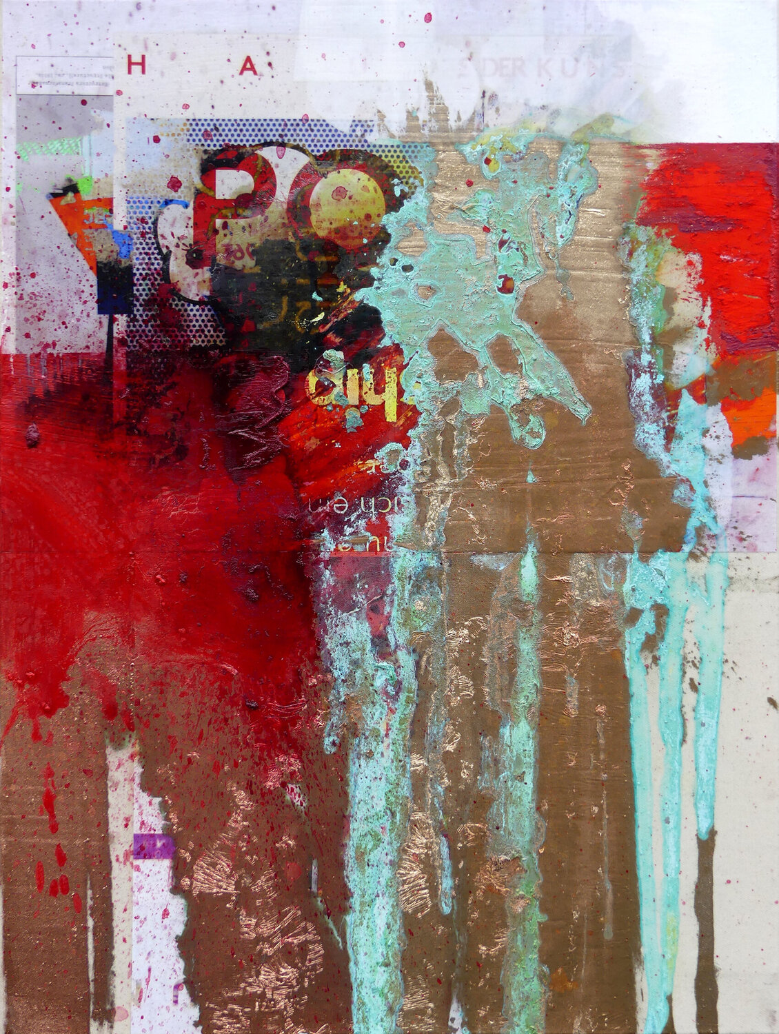 Deconstructing Pop Peter Vahlefeld Original painting for sale