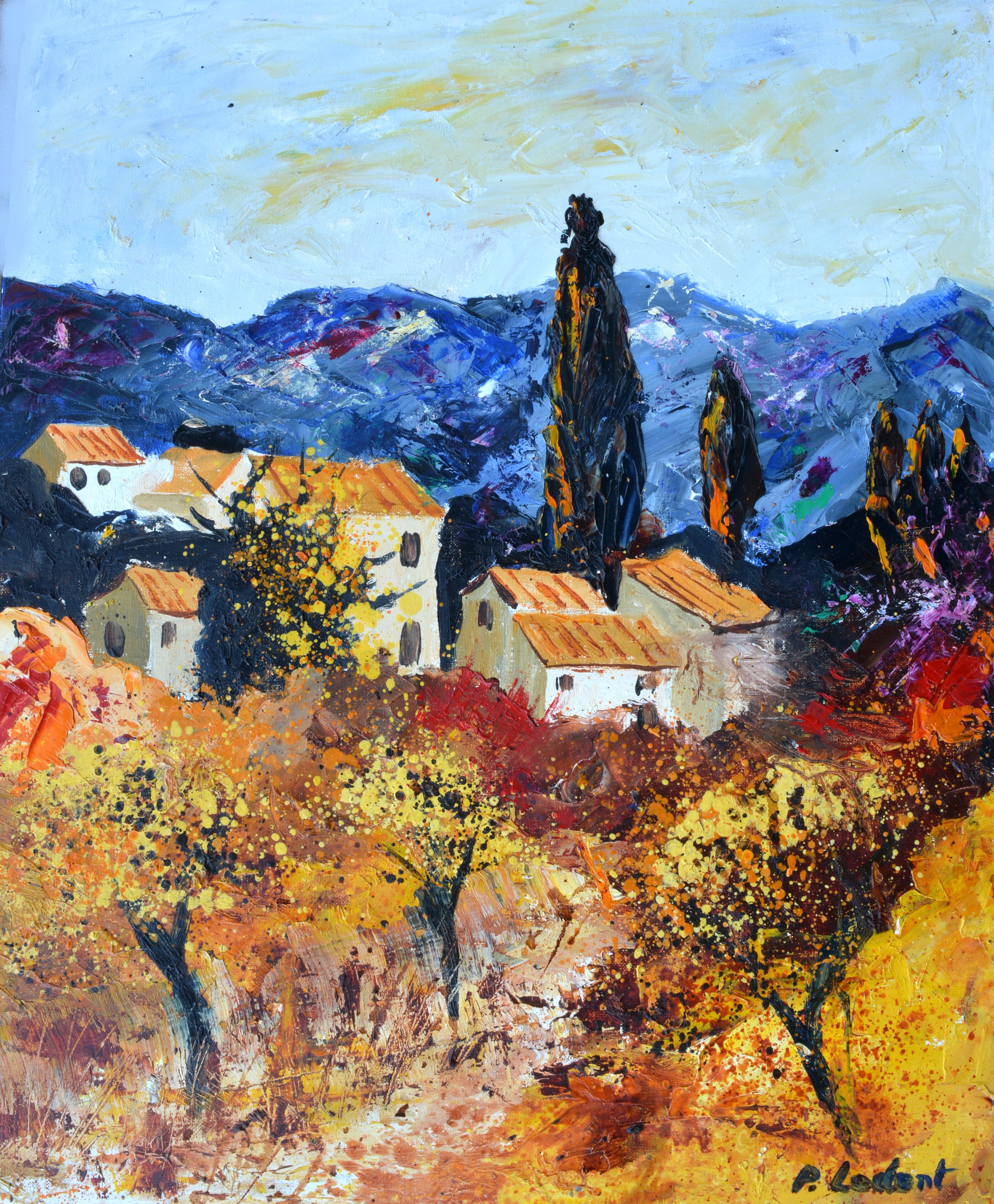 Topic Village paintings